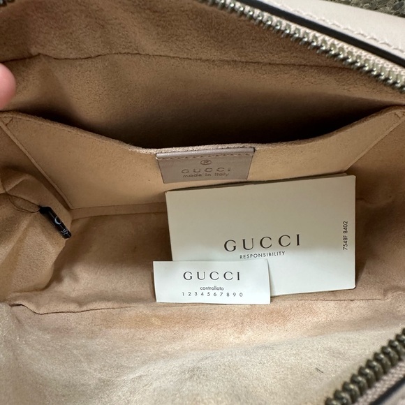 ⚡️⚡️⚡️LIGHTNING DEAL 💕GUCCI GG Marmont chain shoulder bag- dusty pink - Picture 4 of 5